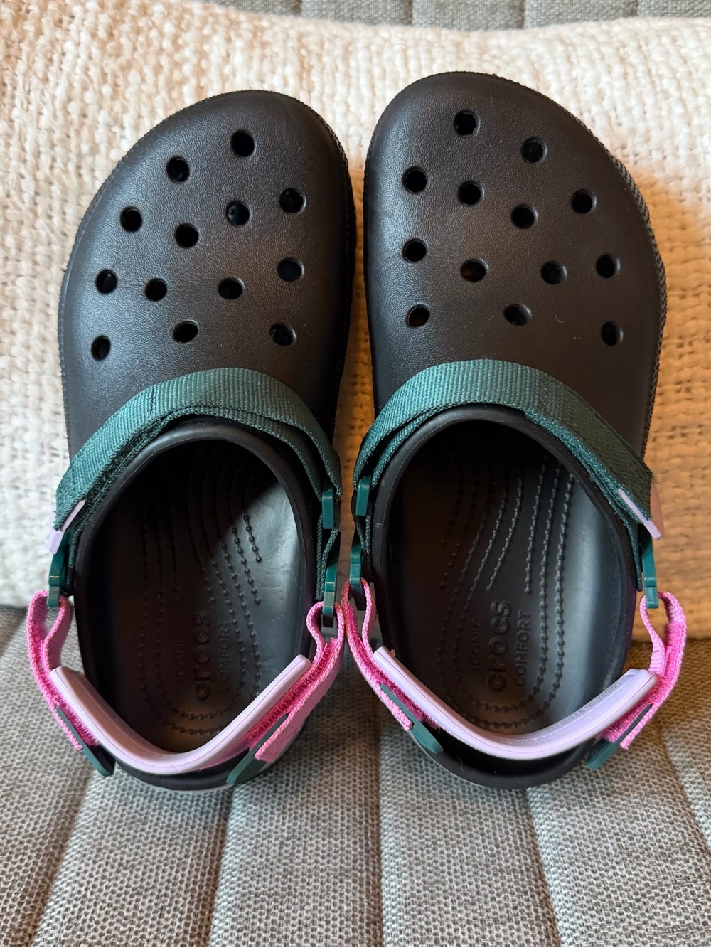 CROCS Hiker Platform Clogs Unisex 9 - Picture 2 of 14